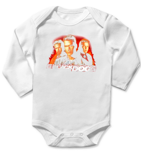 BLACK DOG T SHIRT Long Sleeve Baby One-Piece