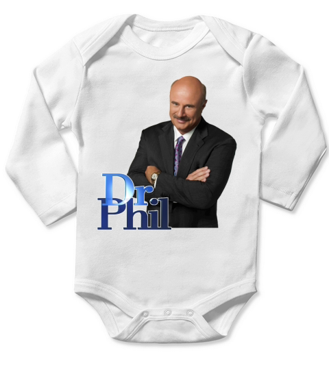 Dr. Phil Long Sleeve Baby One-Piece