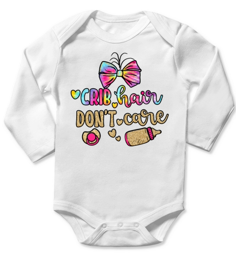 Funny Kid Life Sublimation Long Sleeve Baby One-Piece