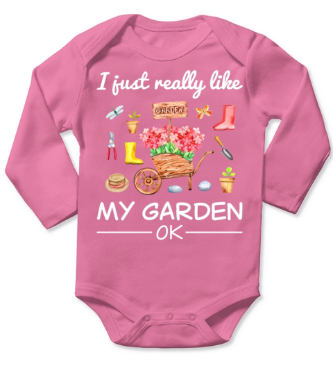 Garden Gardener Hobby Gardener Saying Gift Long Sleeve Baby One-Piece