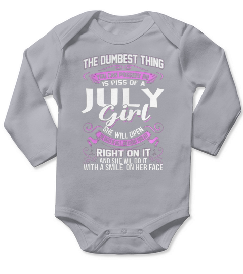 JULY GIRL Long Sleeve Baby One-Piece