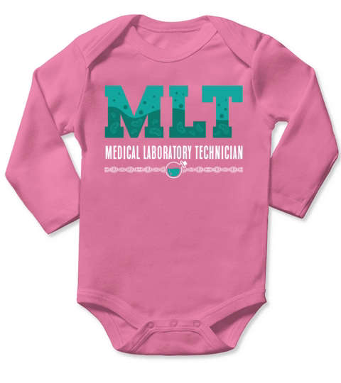 Lab Tech MLT Medical Laboratory Technician Science Long Sleeve Baby One-Piece