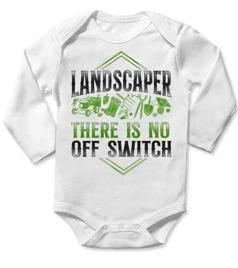 Landscaper Landscaping Landscape Long Sleeve Baby One-Piece