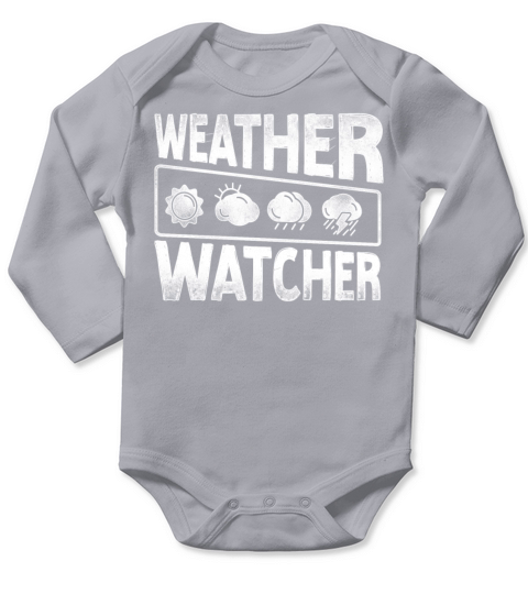 Meteorologist Weather Forecast Long Sleeve Baby One-Piece