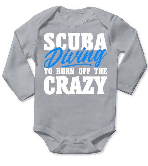 Scuba Diving Gift Underwater Lover Scuba Diver Long Sleeve Baby One-Piece