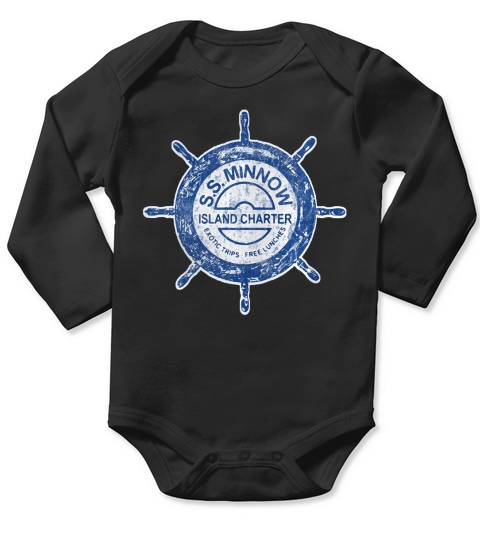 SS Minnow  Gilligans Island Long Sleeve Baby One-Piece
