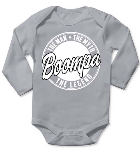 The Man The Myth The Legend Boompa Vintage 2020 Long Sleeve Baby One-Piece