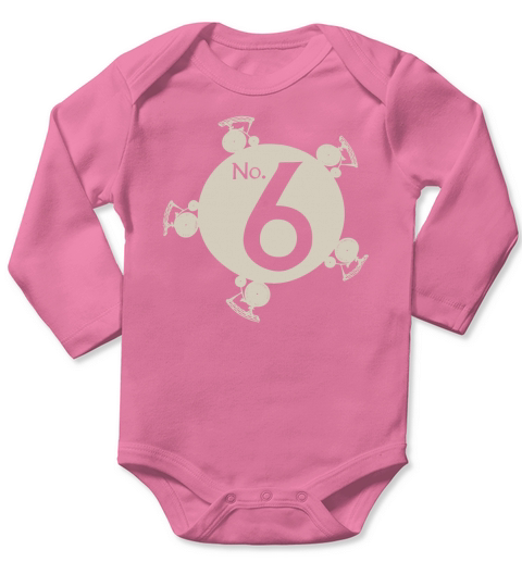 The Prisoner Number 6 Retro TV Series Long Sleeve Baby One-Piece