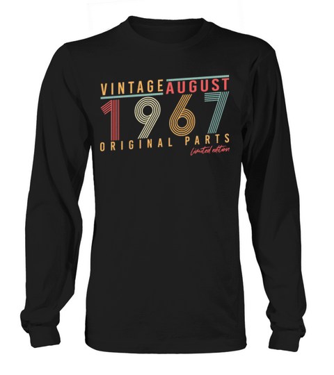 1967 August Vintage Long sleeved Unisex