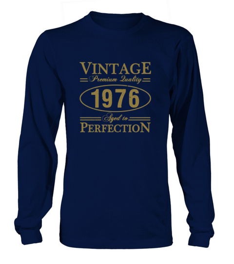 1976 Vintage Birth Year Long sleeved Unisex