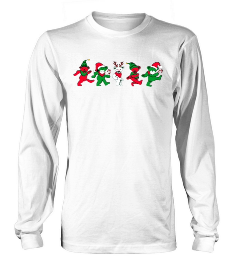 Bears Grateful Dead Christmas shirt Long sleeved Unisex