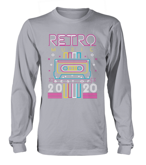 Best Of 2020 Retro Cassette Vintage Birthday Long sleeved Unisex