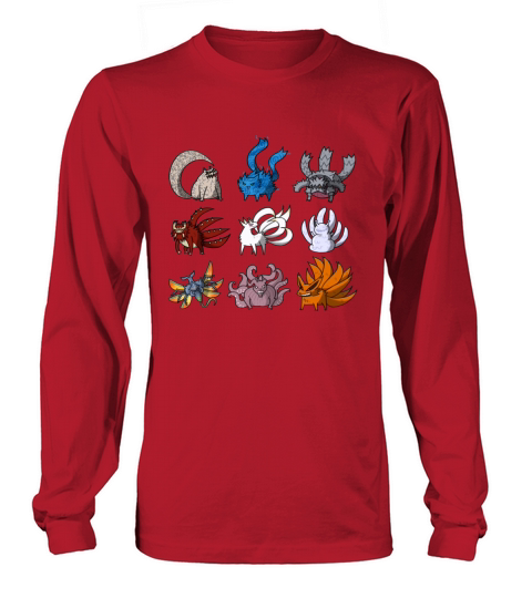Naruto Tailed Beasts Long sleeved Unisex