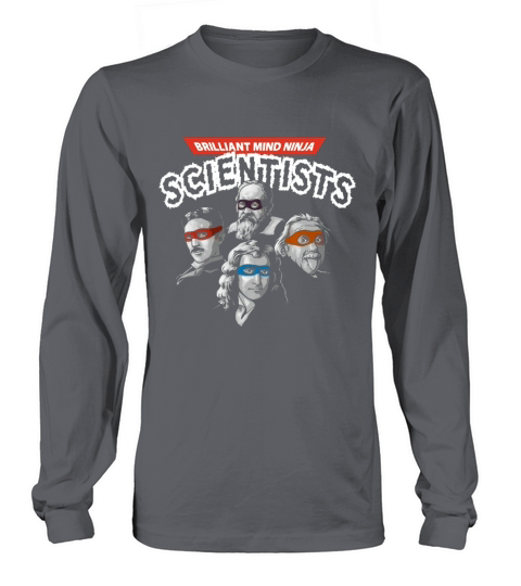 Scientifiques brillants ninja d&#39;esprit Long sleeved Unisex