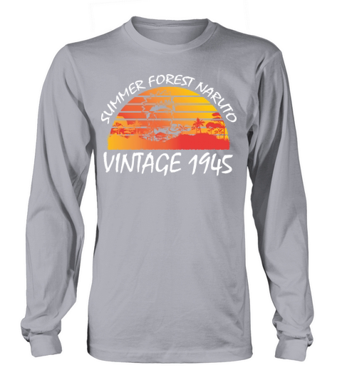 Summer Forest Vintage 1945 Long sleeved Unisex