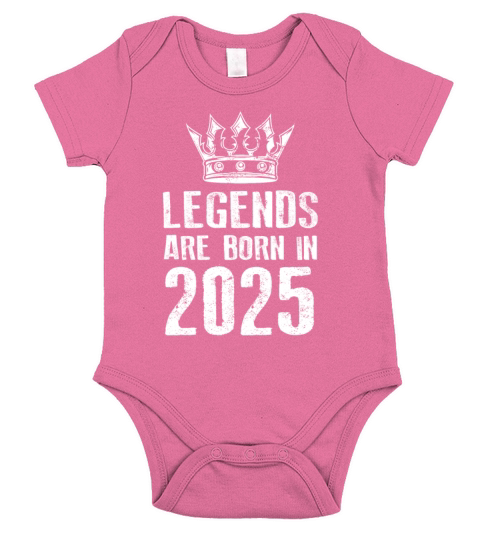 2025 legends born in Short Sleeve Baby One-Piece