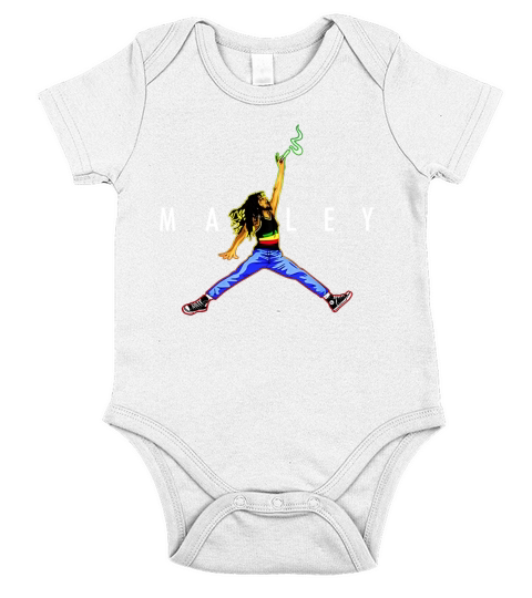 Air Marley Bob Marley Short Sleeve Baby One-Piece