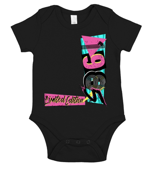 Birth year 1985 birthday 80s 90s Limited Edition Short Sleeve Baby One-Piece