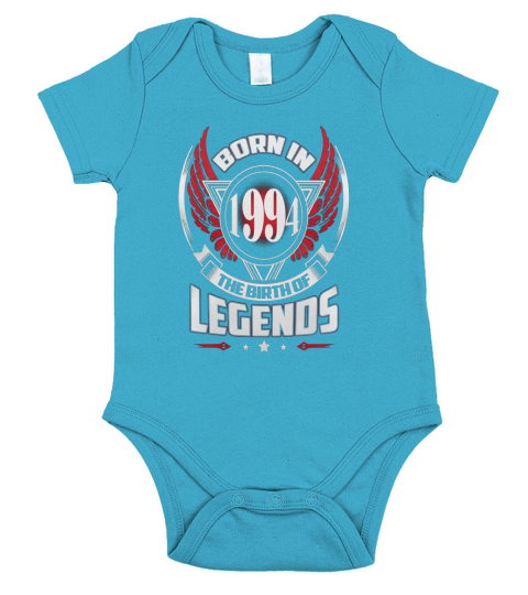 Born in 1994 Short Sleeve Baby One-Piece