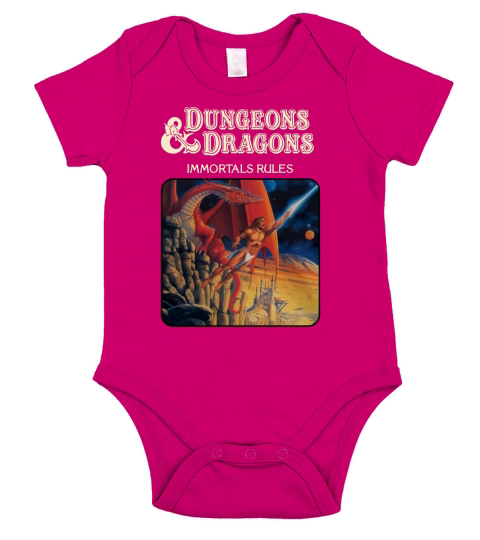 DUNGEONS And DRAGONS Immortals Rules Short Sleeve Baby One-Piece