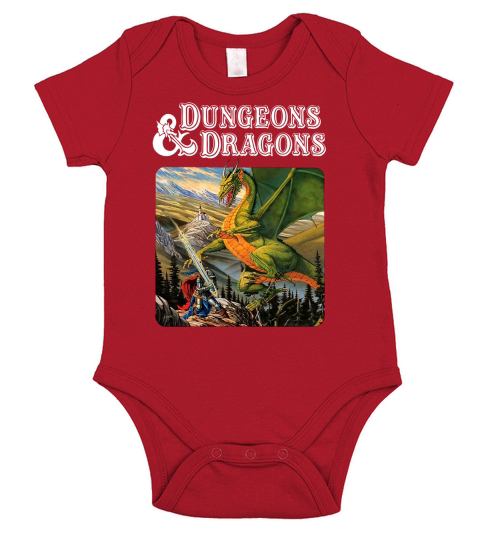 Dungeons and Dragons Short Sleeve Baby One-Piece