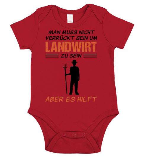 Farmer Funny Quote Farm Work Agriculture Gift Short Sleeve Baby One-Piece
