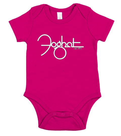 Foghat Est 1971 Rock Band Logo T-Shirt Short Sleeve Baby One-Piece