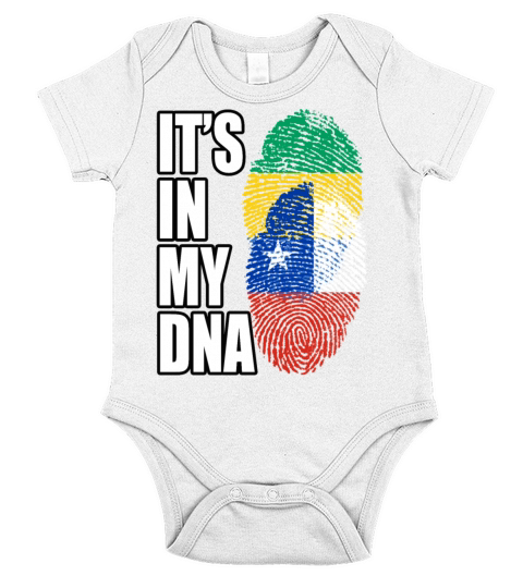 Gambian And Chilean Mix Heritage DNA Flag Short Sleeve Baby One-Piece