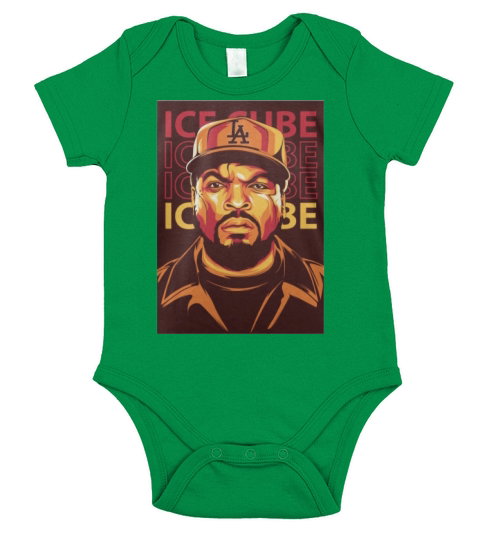 Ice Cube Vintage Short Sleeve Baby One-Piece
