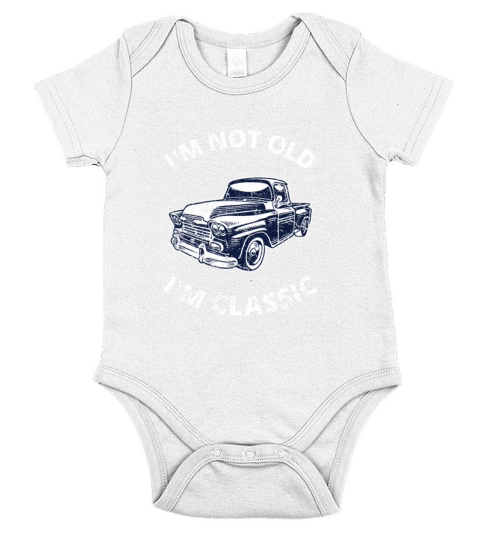 Im Not Old Im Classic Short Sleeve Baby One-Piece