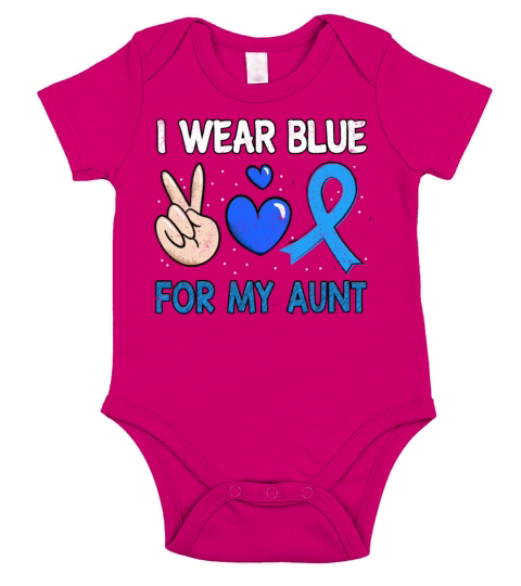 In November Blue For Aunt Diabetes Awareness Short Sleeve Baby One-Piece