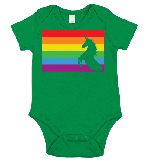 LBGT Flag Gay Pride Human Vintage Rainbow Short Sleeve Baby One-Piece