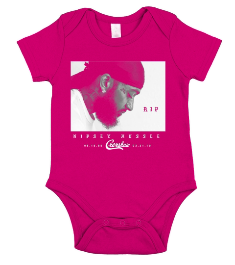 Nipsey Hussle RIP Short Sleeve Baby One-Piece