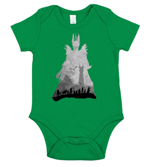 Sauron &amp;amp; The Fellowship, LOTR Short Sleeve Baby One-Piece