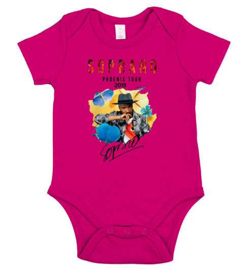 Soprano Phoenix Tour 2019 Short Sleeve Baby One-Piece