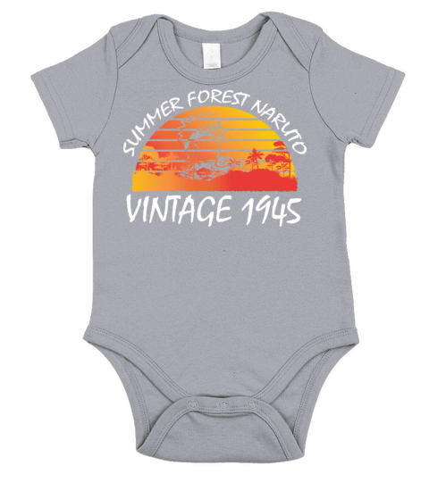 Summer Forest Vintage 1945 Short Sleeve Baby One-Piece