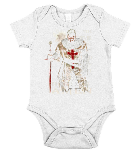 Then i said Amen Short Sleeve Baby One-Piece