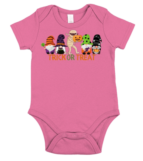 Trick or Treat Gnomes Short Sleeve Baby One-Piece