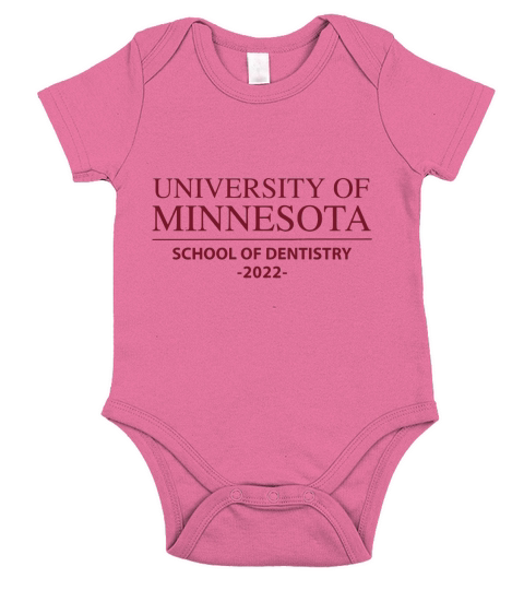 UNIVERSITY OF MINNESOTA SCHOOL OF DENTISTRY CLASS OF 2022 Short Sleeve Baby One-Piece