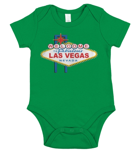 Welcome To Las Vegas Short Sleeve Baby One-Piece