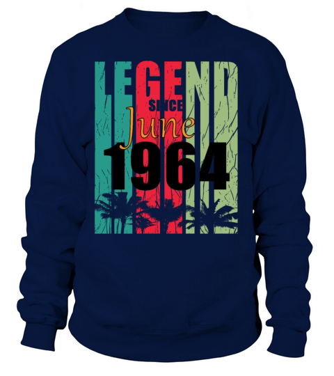 1964 vintage born in June gift Sweatshirt Unisex