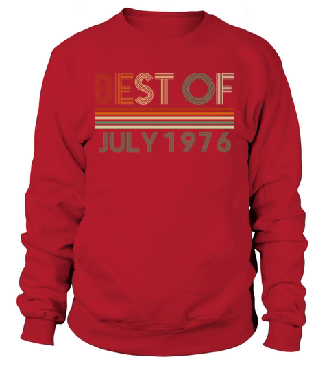 46th birthday July vintage 1976 gift idea Sweatshirt Unisex