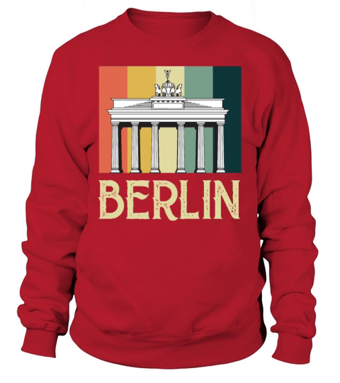 Berlin Vintage Brandenburg Gate Germany Sweatshirt Unisex