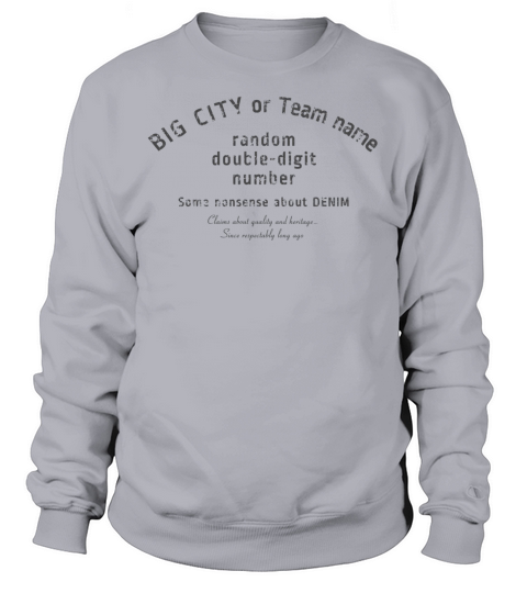 Every brand t-shirt ever - light Sweatshirt Unisex