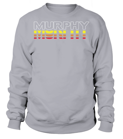 Murphy First Name Funny Vintage Sunset Murphy Sweatshirt Unisex