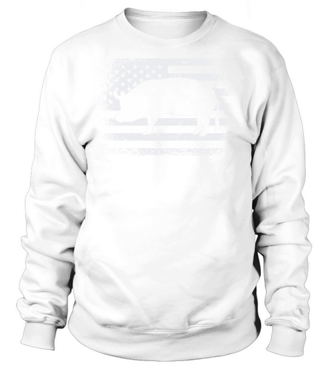 Pigs 4th Of July USA Flag US America Sweatshirt Unisex