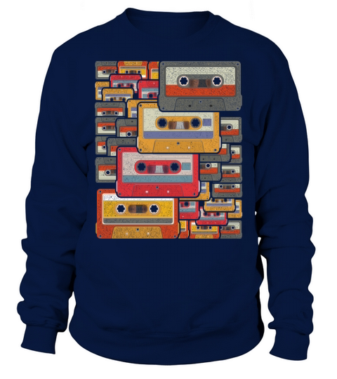 Retro cassette Sweatshirt Unisex