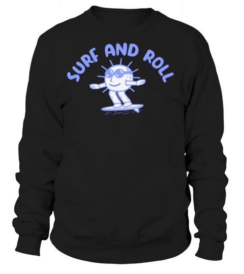 Surf And Roll Vintage Sweatshirt Unisex