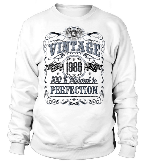 Vinage 1986 birthday year of birth 1986 gift Sweatshirt Unisex