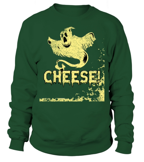 Vintage Spooky Ghost Cheese Sweatshirt Unisex